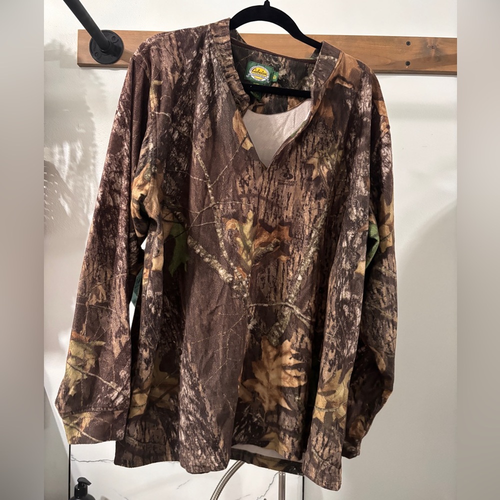 Cabela's Woodland Camo Shirt